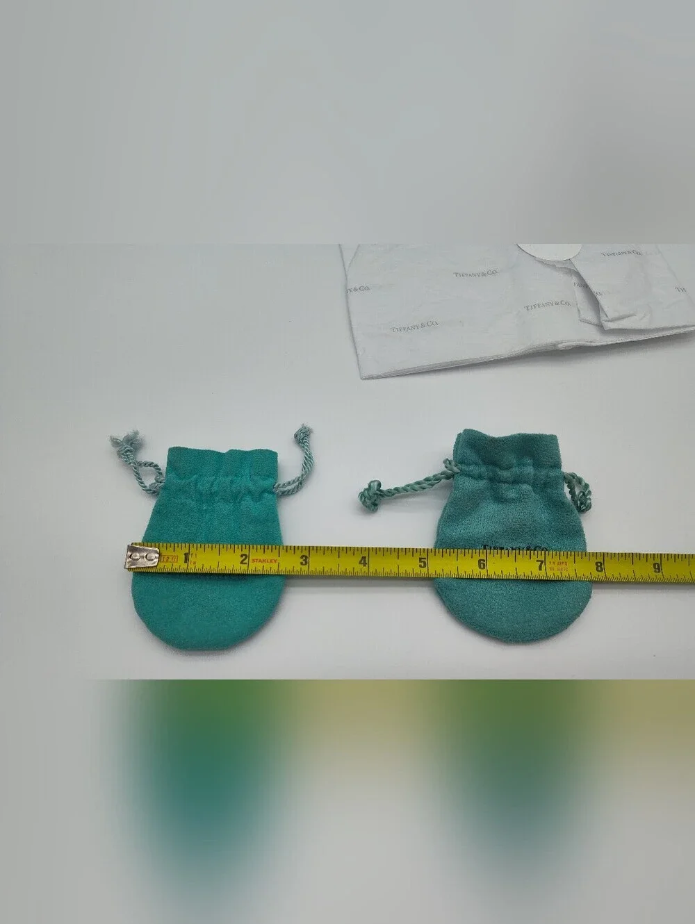 TIFFANY & CO. Gift Bag Tissue Dust Pouches Boutique Packaging Set EUC